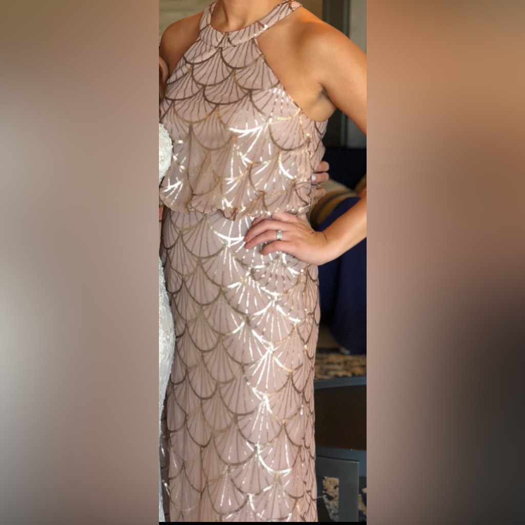 Sorella Vita Mauve Sequined Dress